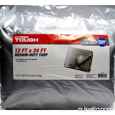 Hyper Tough 12' x 24' Medium Duty Tarp All Weather Protection All Purpose Cover 555361547